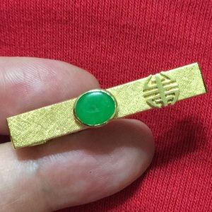 🖤14Kt customized💕Gold tie clip bar